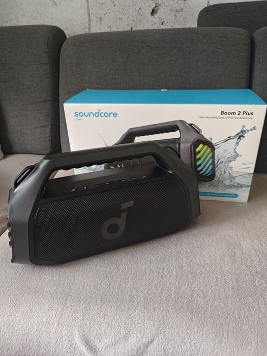 Potężny Głośnik Bluetooth Soundcore Boom 2 Plus (140W, IPX7) – Stan Idealny!