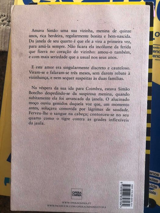 Livro Amor de Perdição