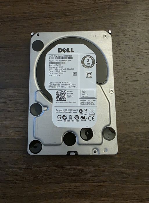 WD RE4 WD2003FYYS 2TB 7.2k sata II 3.5''