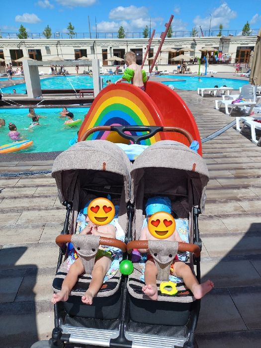 Коляска для двійні Корела Конект