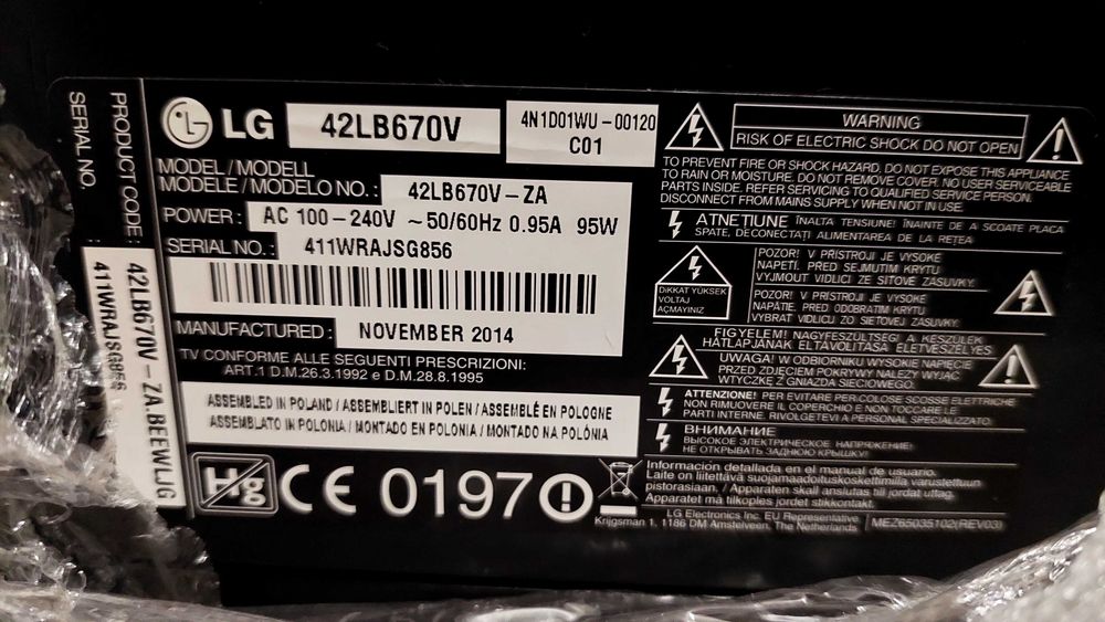 Telewizor LG 42LB670V