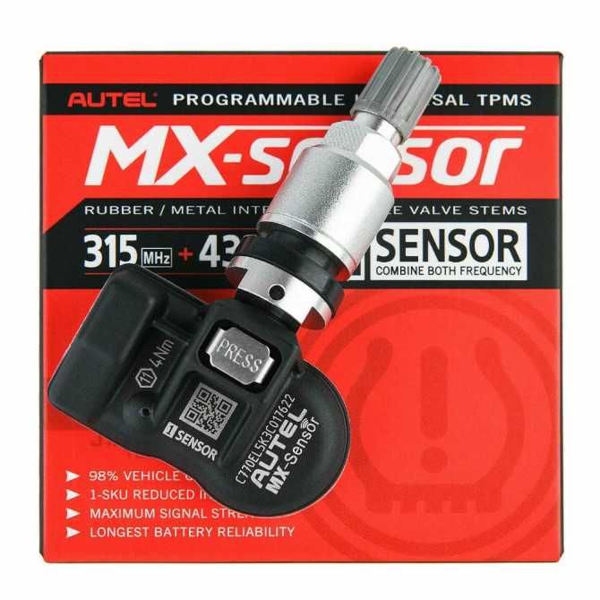 Autel Czujnik TPMS 1-SENSOR MX-Sensor METAL 315+433MHz. Faktura VAT
