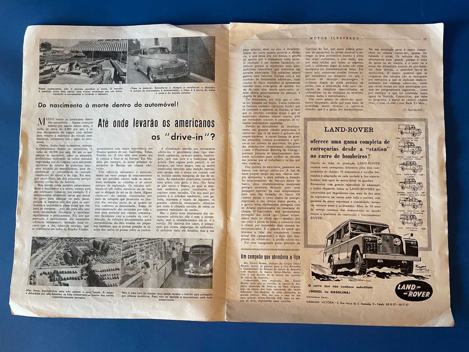 Motor Ilustrado Nº 56-7-8 Agosto - Setembro - Outubro 1959