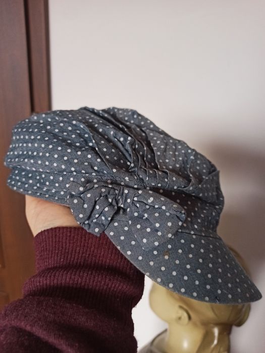 Sg Czapka dla dziewczynki 52 , kaszkiet dla dziewczynki H&M