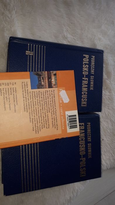 Francja - część północna i słowniki polsko - franc. i franc. - polski