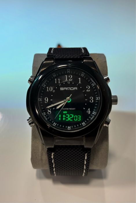 Zegarek Sanda analogowo cyfrowy