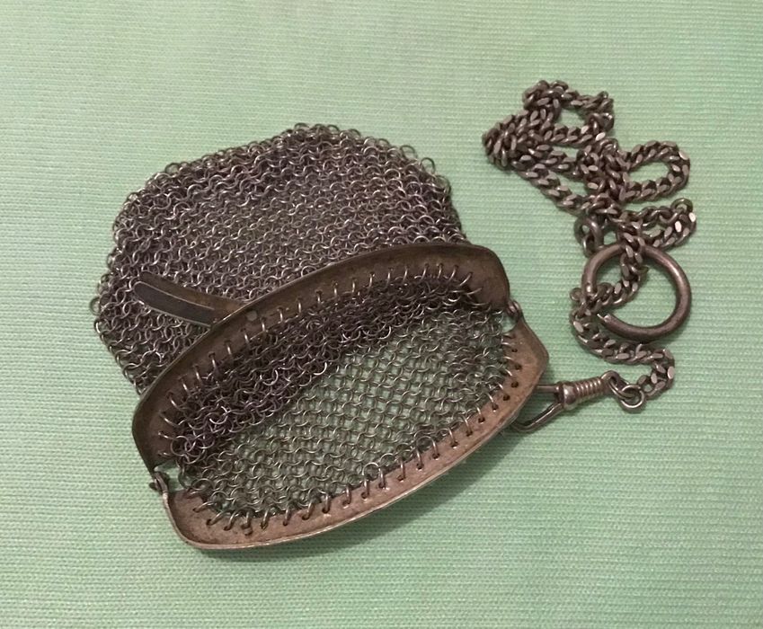 Bolsa de moedas em prata 835 kL
