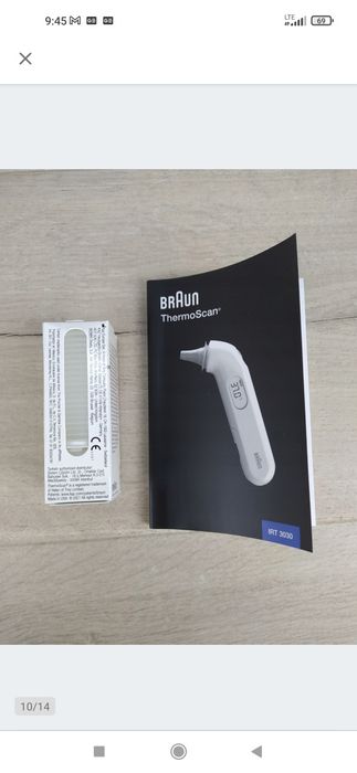 Braun IRT3030 ThermoScan 3 Termometr

Nowy, powystawowy.

Sprawny.

Op