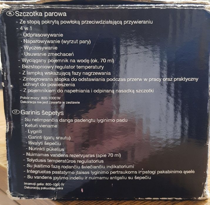 Szczotka parowa SilverCrest