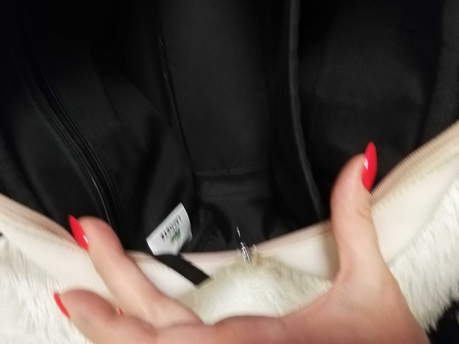 torebka Lacoste kremowa Lacosta handbag