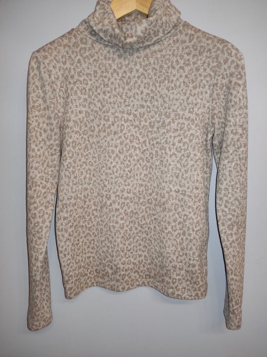 Zara sweter golf damski panterka r.M