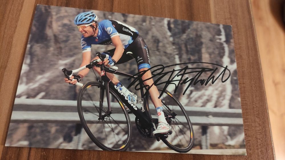 Ryder Hesjedal autograf, podpis, nadruk - Kolarz Sport Kolekcja Rower