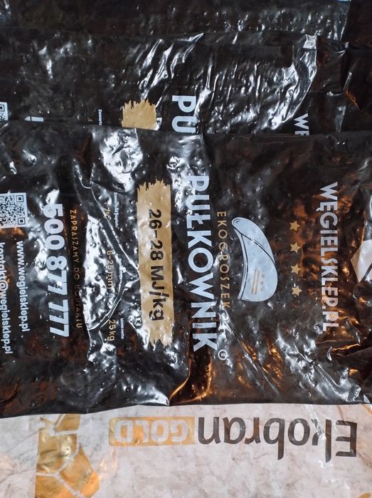 Worki foliowe po węglu