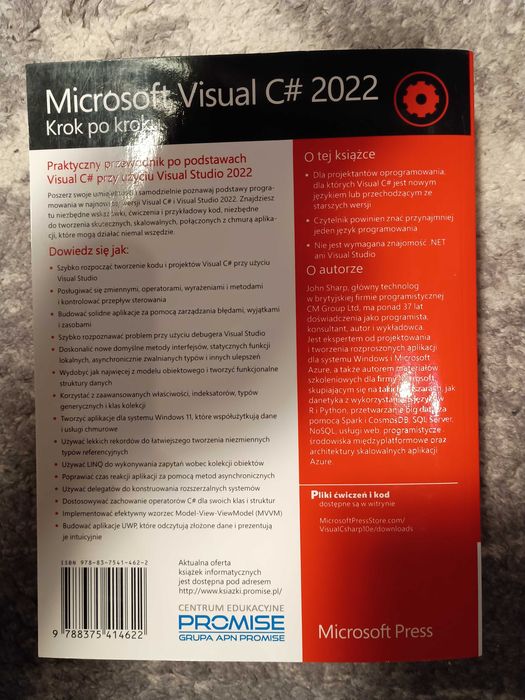 Microsoft Visual C# 2022 Krok po kroku
