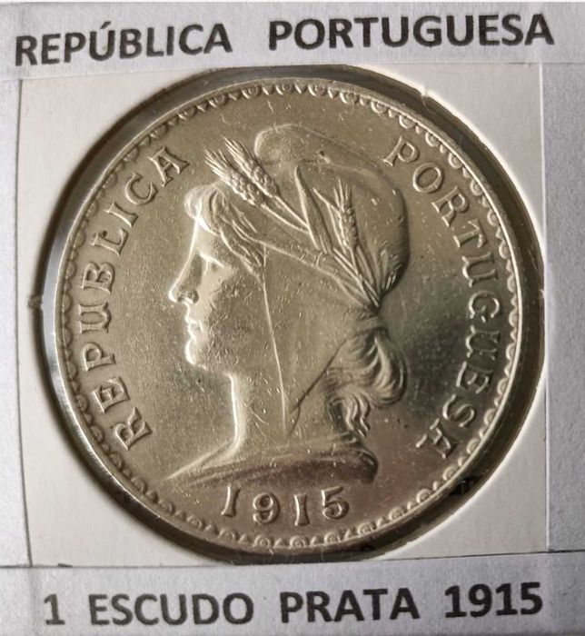 1 Escudo 1915 First Portuguese Republic (Silver)