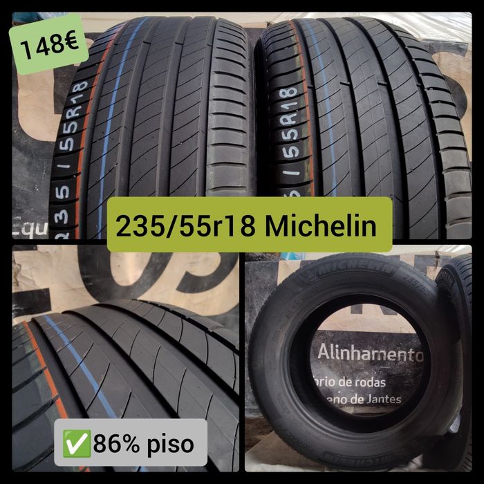 Pneus usados 235/55r18 Michelin