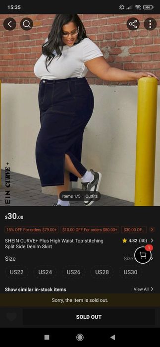Джинсова спідниця Plus size 4xl
