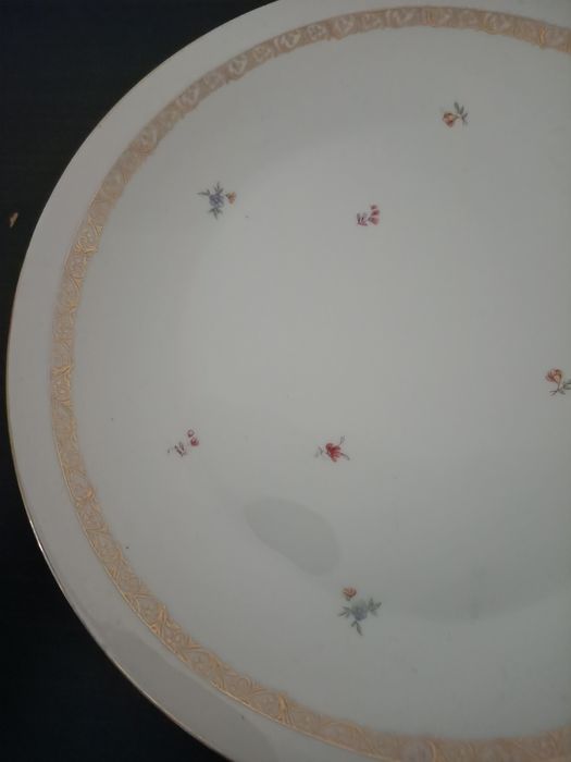 Talerz Chodzież delikatnie kwiatki