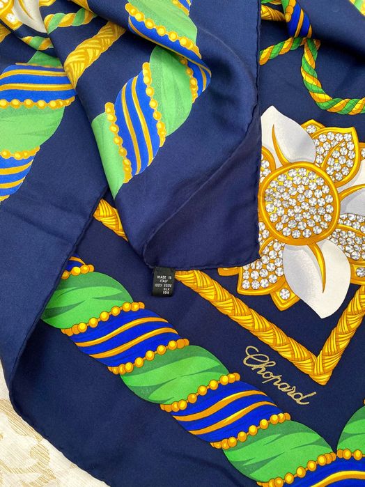 CHOPARD люксовый шелковый платок оригинал роуль