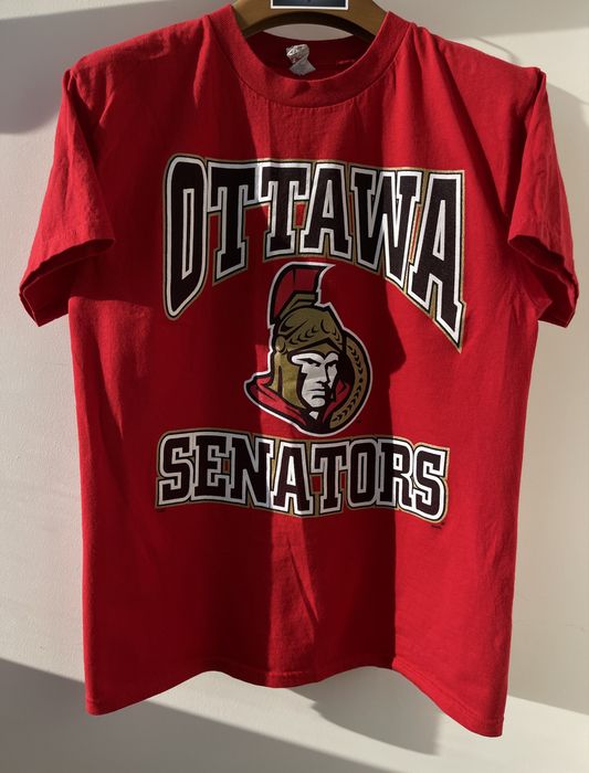 Вінтажна бавовняна NHL футболка Ottawa Senators USA (made in Mexico) M