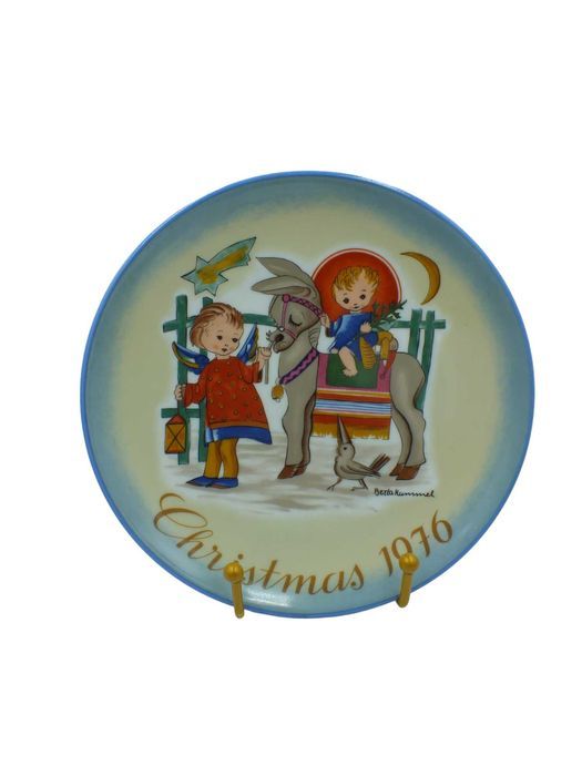Vintage Schmid 1976 limitowana edycja talerz  świąteczny b102946