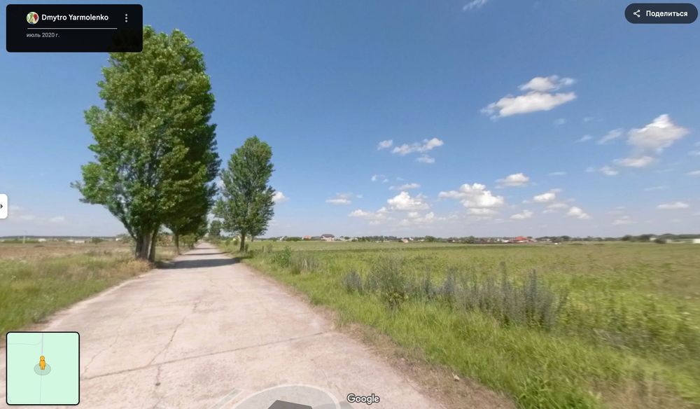 Житомирська траса село Бузова 2га під котеджі 250 у.о.
