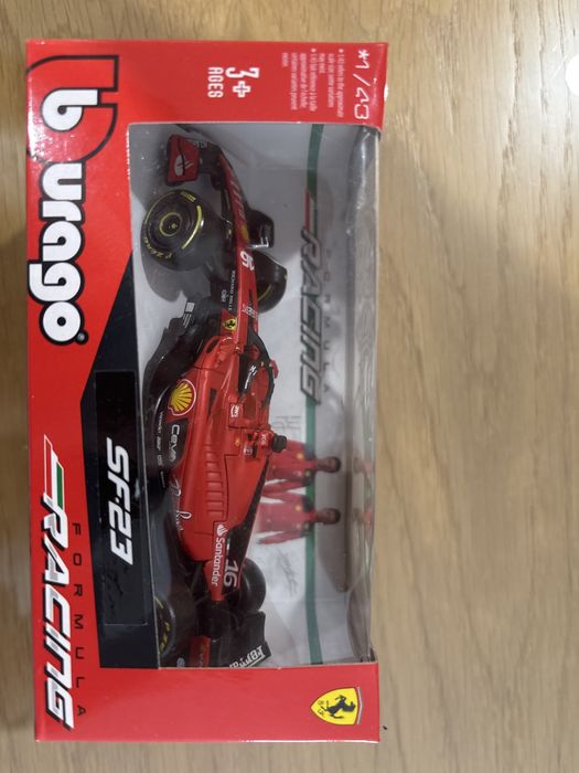 Miniatura Ferrari F1 Bburago – Formula Racing (Oficial Ferrari – Selada / Nunca Usada)