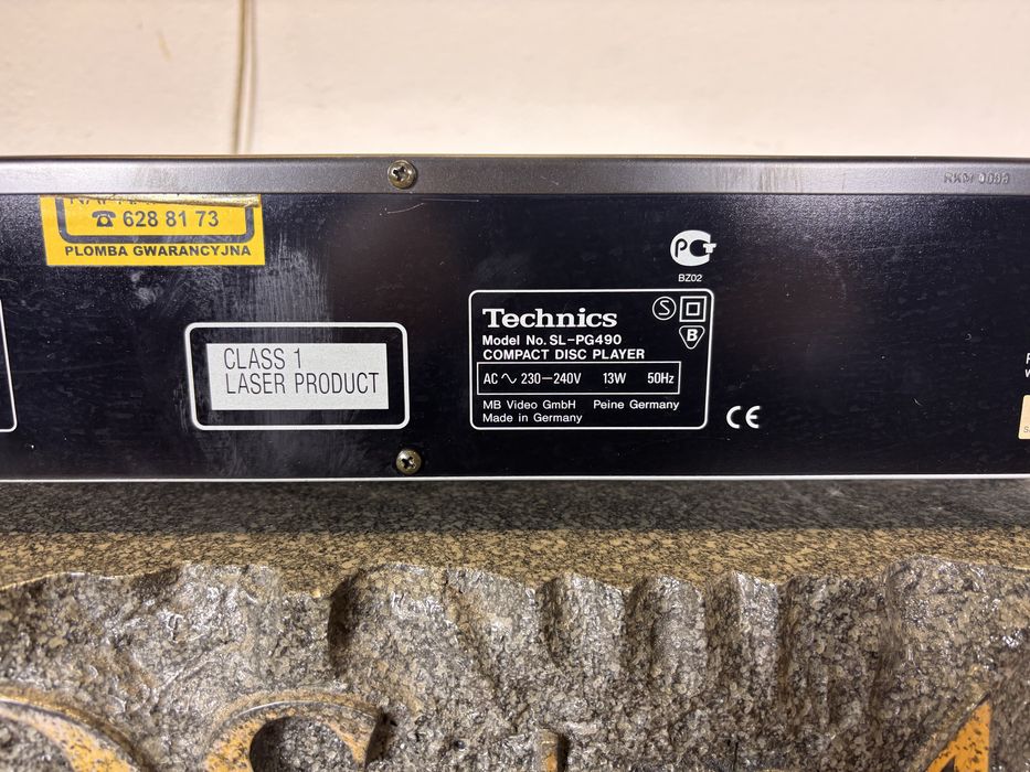 Odtwarzacz CD Technics SL PG 490