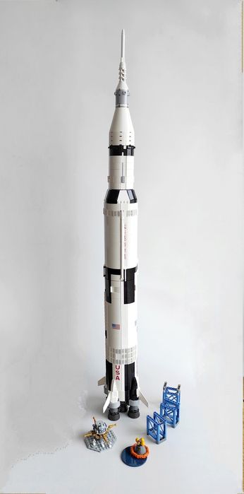 1 МЕТР ВИСОТА! 100% деталей Lego IDEAS nasa Apollo Saturn V 21309 лего