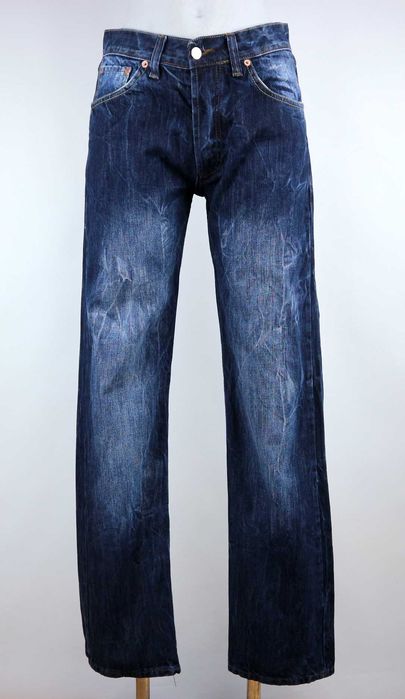 Levis 501 spodnie jeansy W31 L34 pas 2 x 39 cm