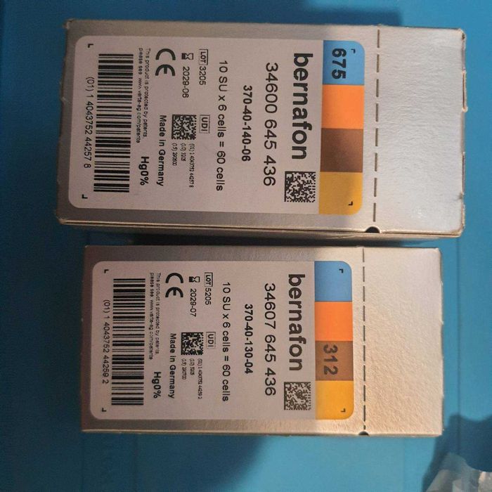 Батарейки для слуховых аппаратов Za10 PR70 ZA13 PR48 ZA312 ZA675 PR44