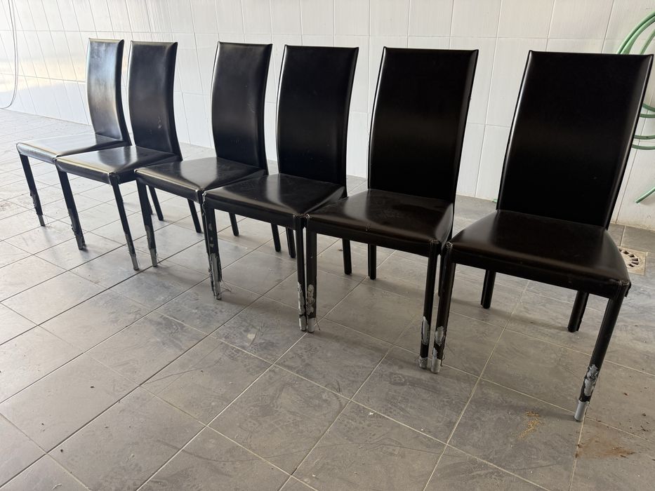 6 cadeiras de mesa de jantar