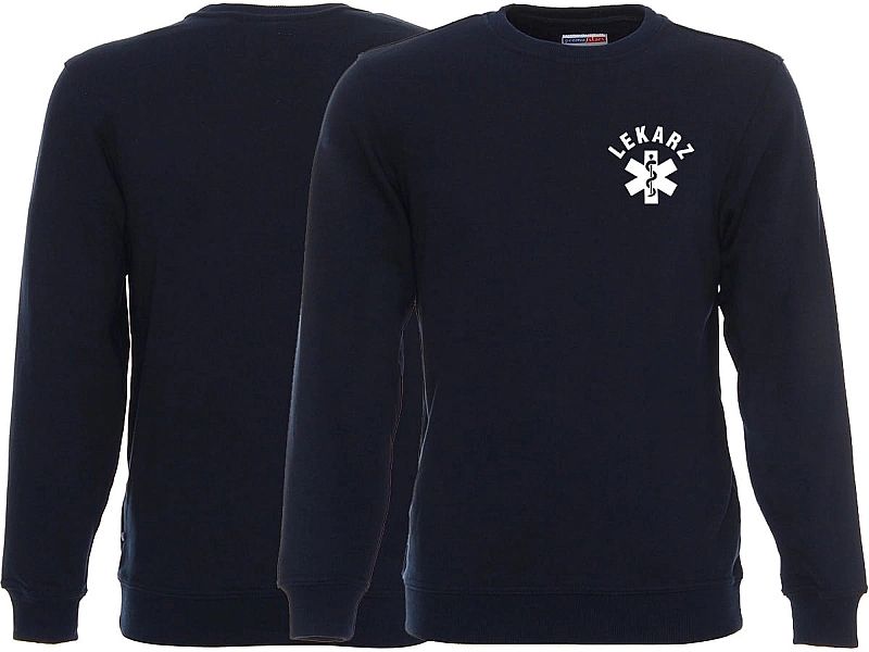 Bluza ratownicza FUNKCYJNA męska granatowa (XL)