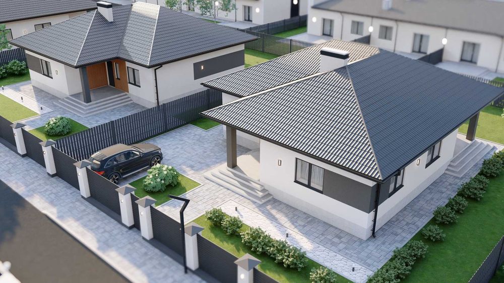 Одноповерховий будинок 105м² з МІСЬКИМИ комунікаціями! 6 соток