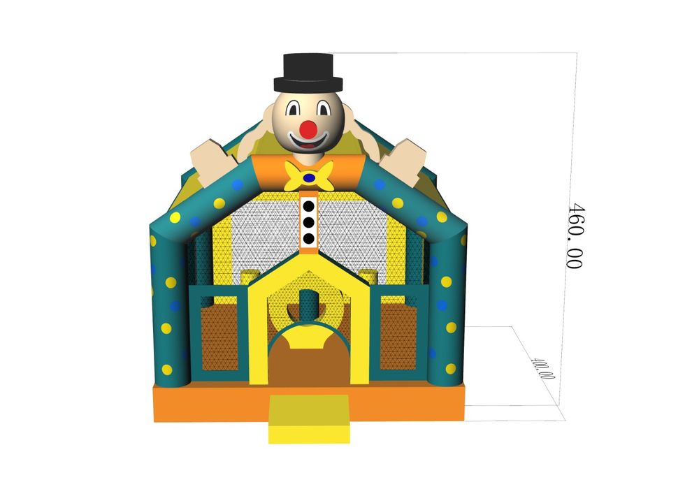 Insuflável Castelo Palhaço (novo)