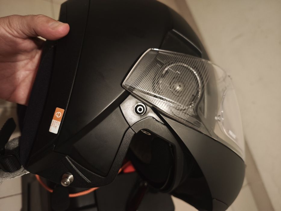 Capacete schuberth c4 pro/ intercomunicador sena