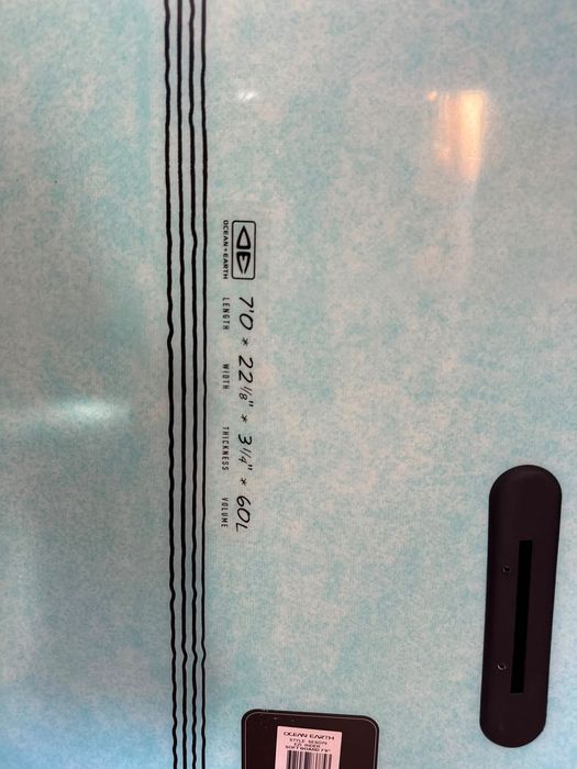 Soft Board Ezi-Rider 7'0" Blue - Ocean + Earth (Completamente Nova, nunca usada)