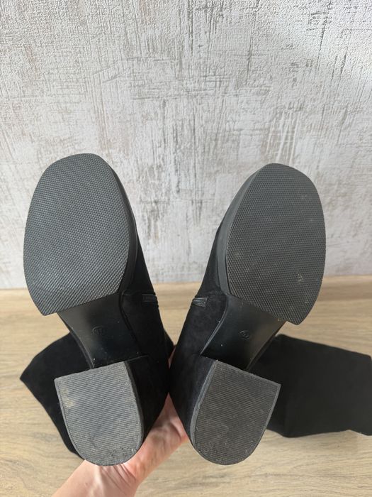 Чоботи зима єврозима ботфорти замшеві