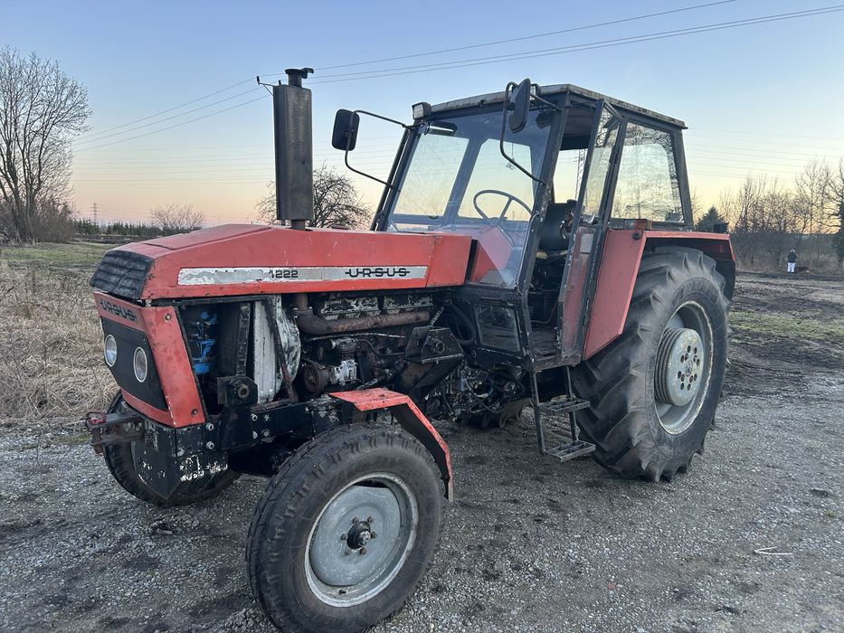 Ursus 1222  1201 + TUR 5 Ładowacz z poziomowaniem30 lat w gosp zetor