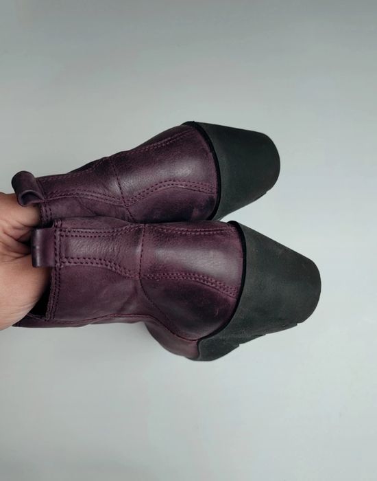 Botki na koturnie rozmiar 38 ECCO skóra naturalna