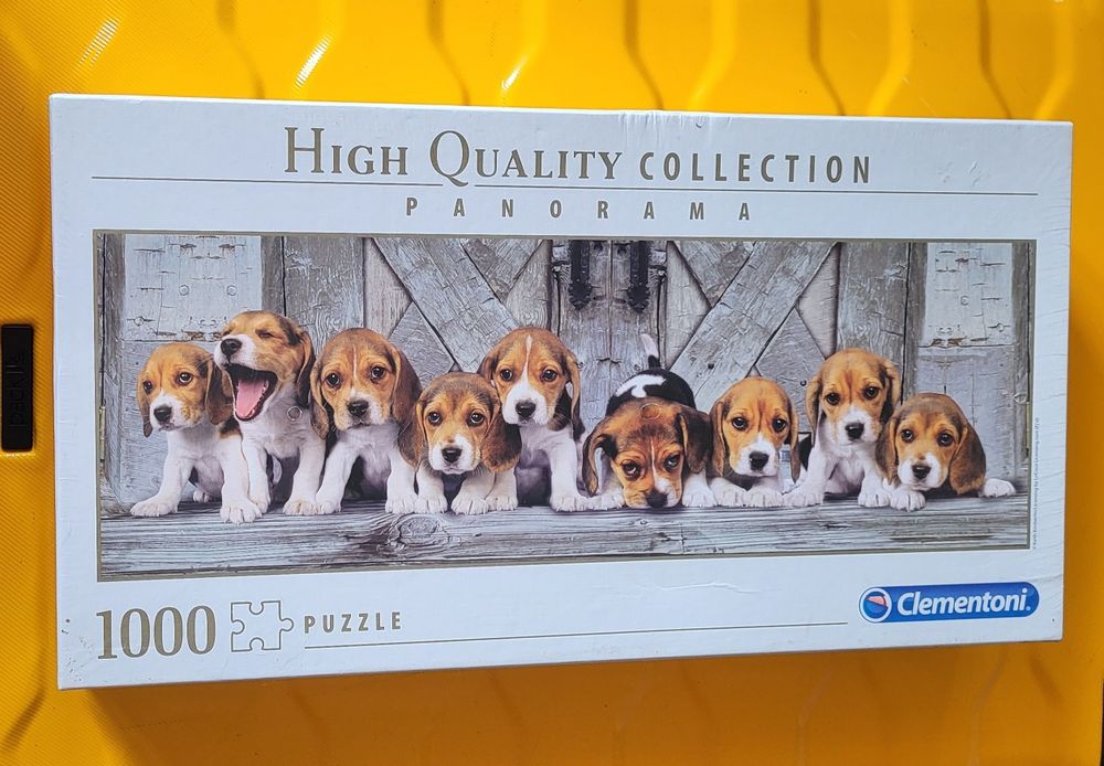 Desafio 1000 Peças - Puzzle Panorama Beagles Clementoni (Selado)