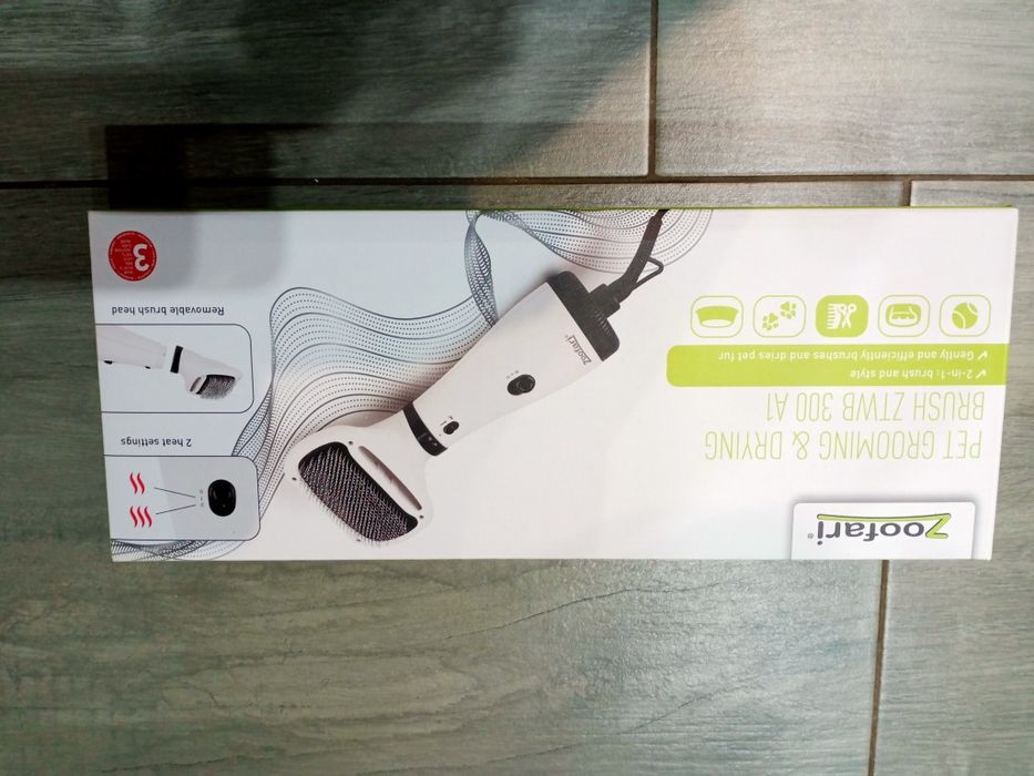 Szczotka do sierści zwierząt na ciepłe powietrze ZOOFARI