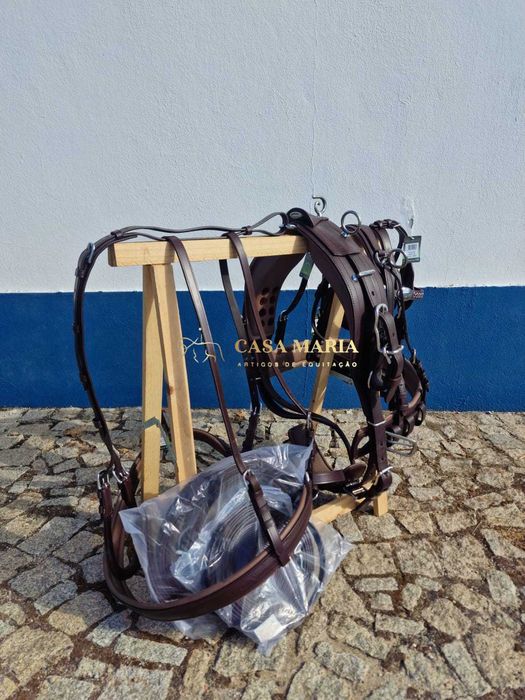 Arreios de Atrelagem Luxe IDEAL EQUESTRIAN - NOVOS