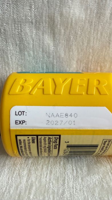 Bayer aspiryna oryginalna z USA