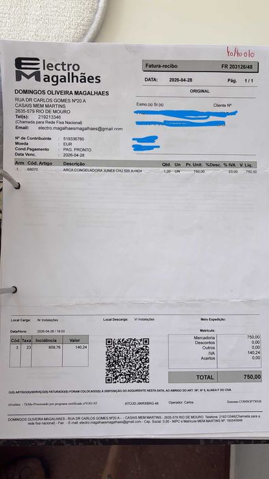 Arca congeladora para venda 500LT