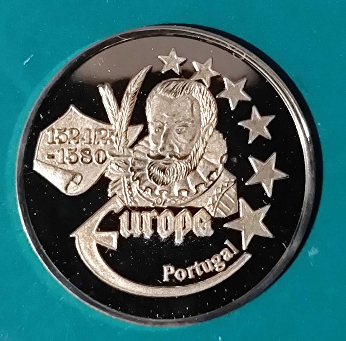 Rara Moeda Medalha Proof de ouro 50 euros - 2.835  gr - 14 K - 1999