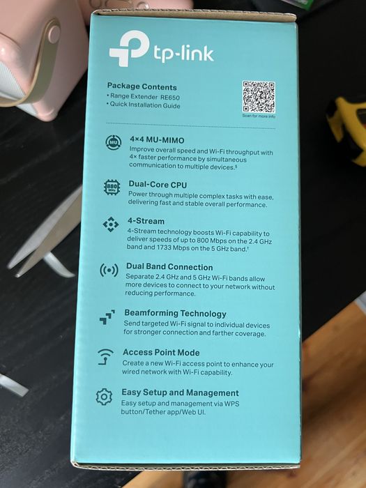 Wzmacniacz sygnału Wifi TP-LINK RE655 AC2600