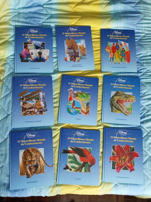24 livros coleção completa O Maravilhoso Mundo do Conhecimento, Disney