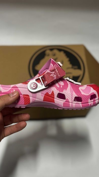 Buty Crocs x BAthing ape pink, rozmiar 36-37