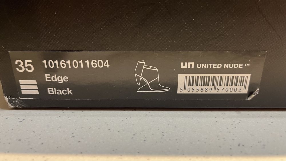 Botki czarne united nude 35